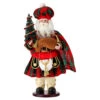 Highlands Santa With Bagpipe On Base