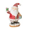 Santa W/Candy Cane Figurine