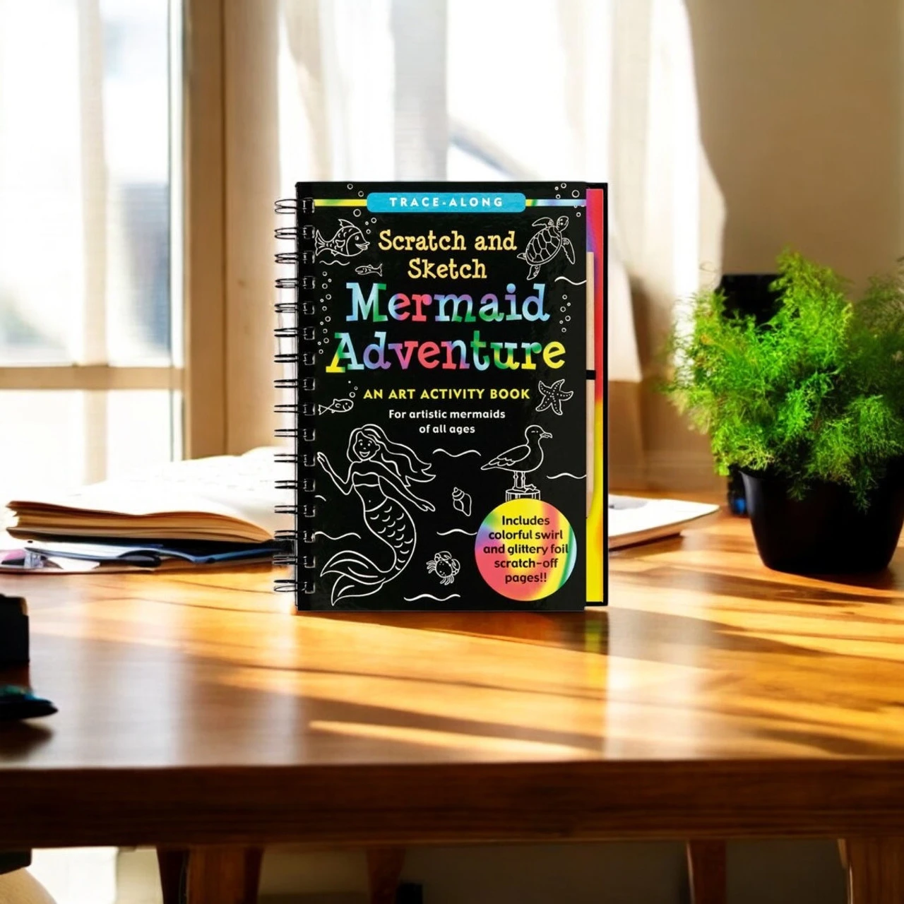 Mermaid Adventure Scratch & Sketch Art Activity Book - Image 2