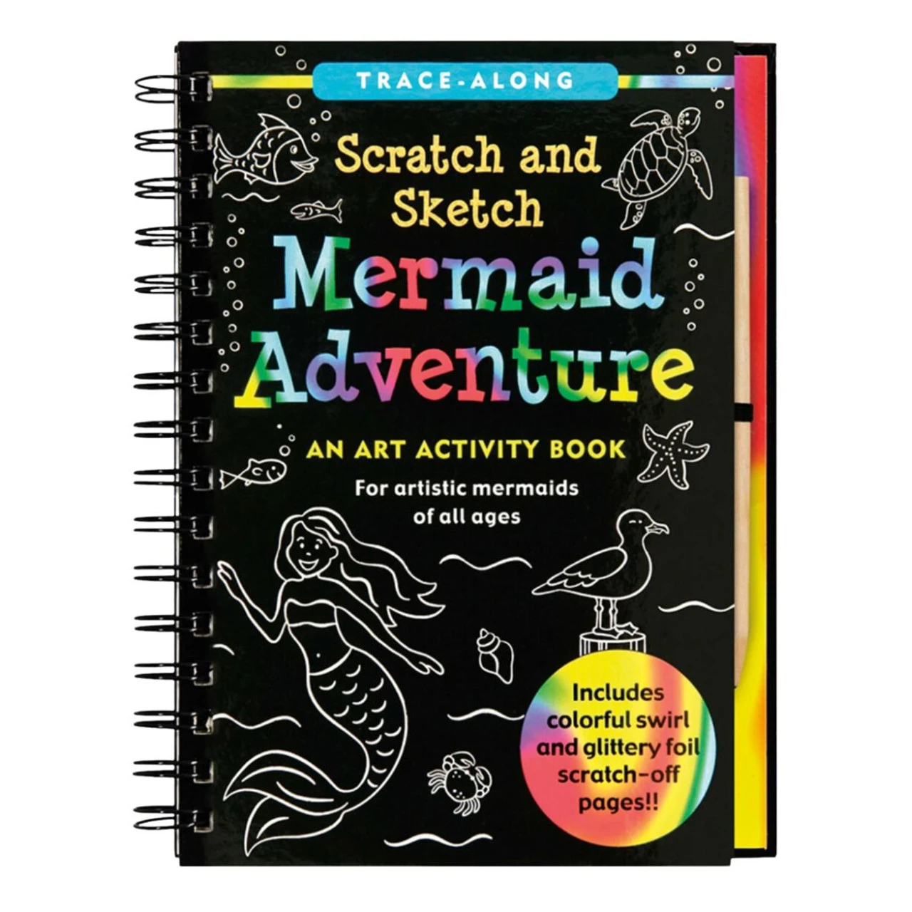 Mermaid Adventure Scratch & Sketch Art Activity Book
