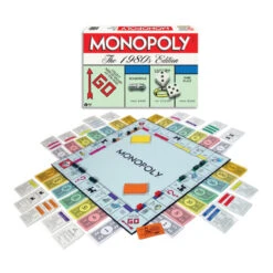 Monopoly: The 1980s Edition Classic Board Game