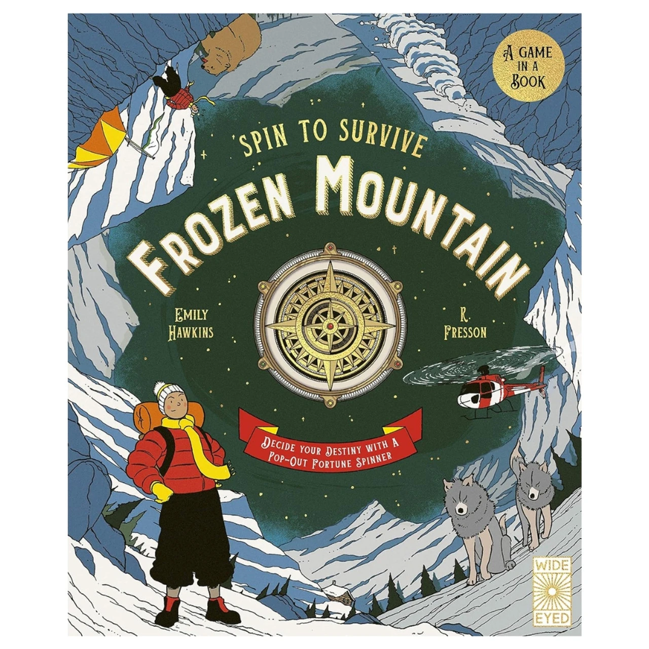 Spin To Survive: Frozen Mountain Adventure Game Book