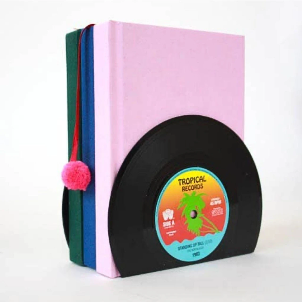 Retro Vinyl Bookends - Image 3