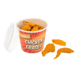 8 Piece Fried Chicken Erasers Bucket