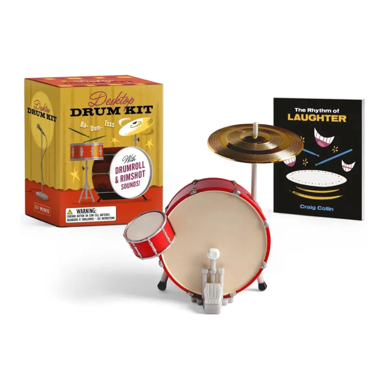 Desktop Drum Kit With Sound Effects