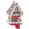 Kurt Adler Lighted Gingerbread House Stocking Holder