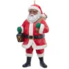 Kurt Adler African American Santa With A Sack Over His Shoulder Ornament