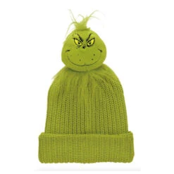 Snowpinion - Grinch Pompom Stocking Hat