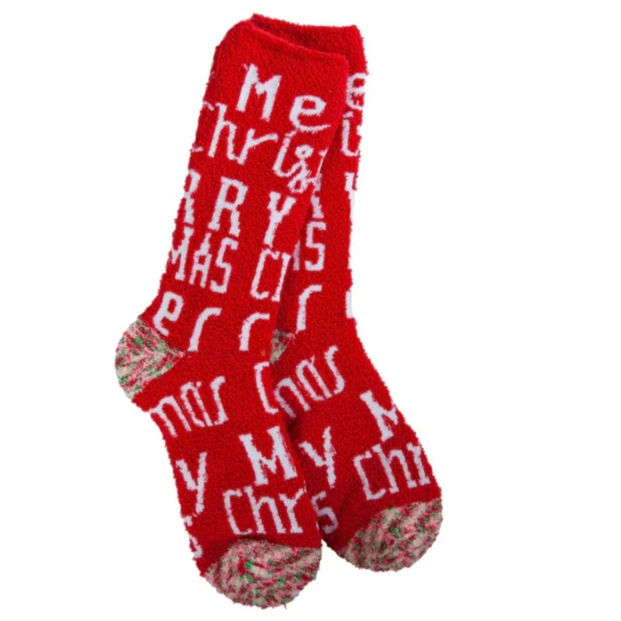 Merry Christmas Cozy Crew Socks