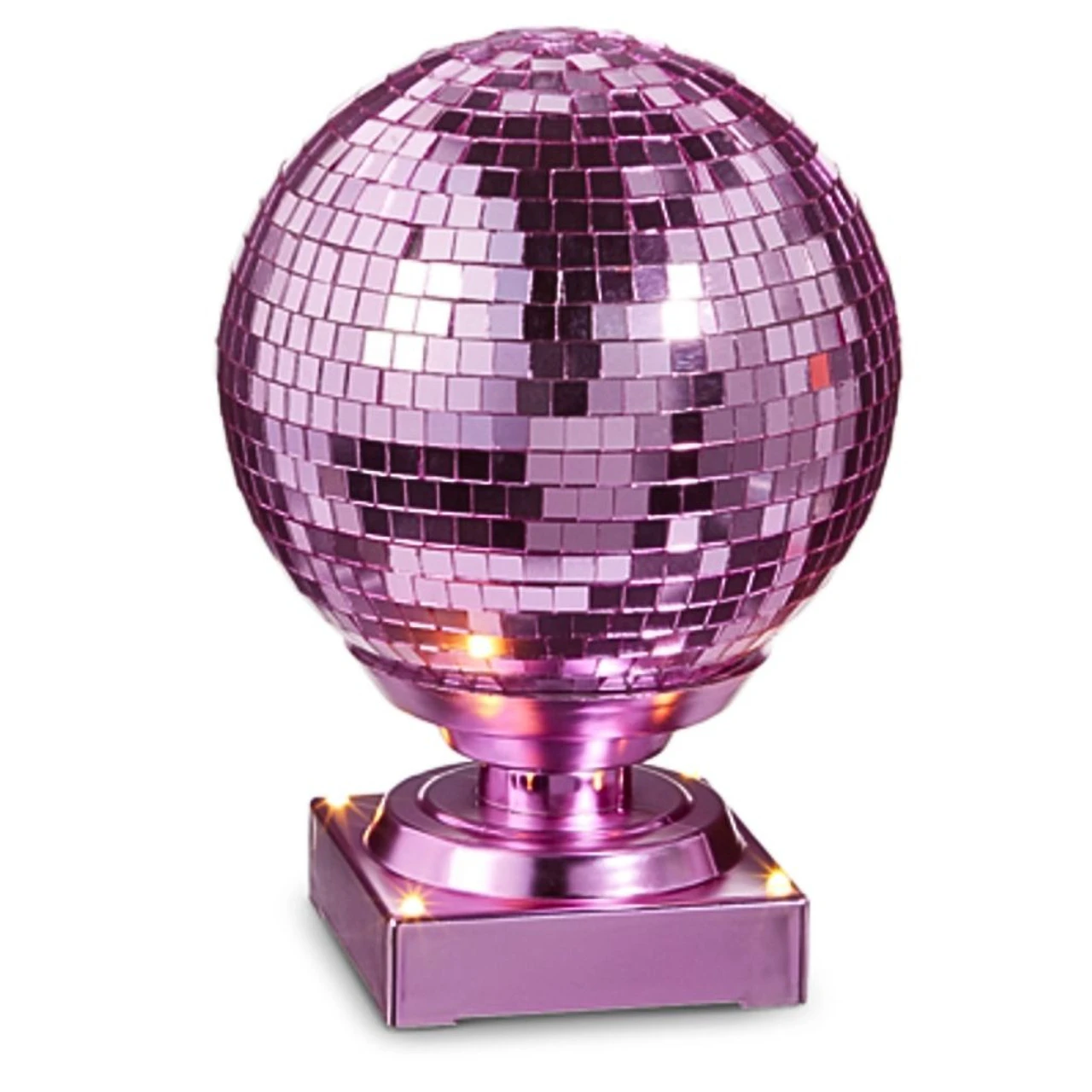 Pink Animated Spinning Disco Ball