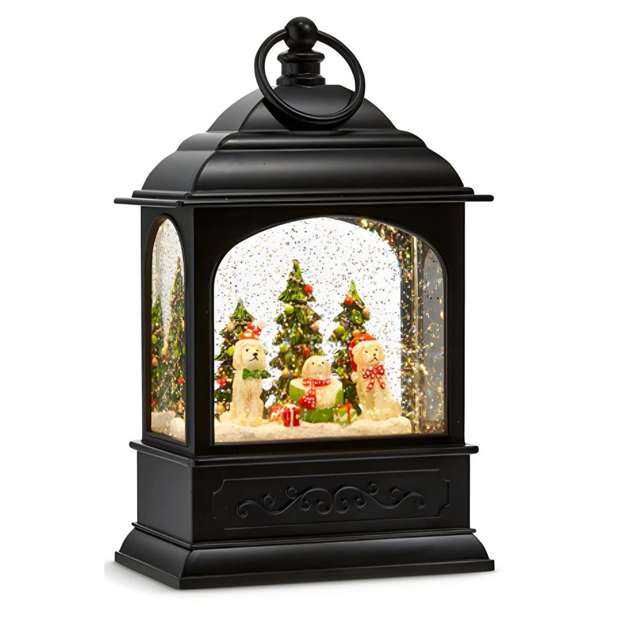 Celebrate The Season Pup Lit Water Lantern