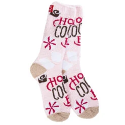 Hot Cocoa Bar Cozy Crew Socks