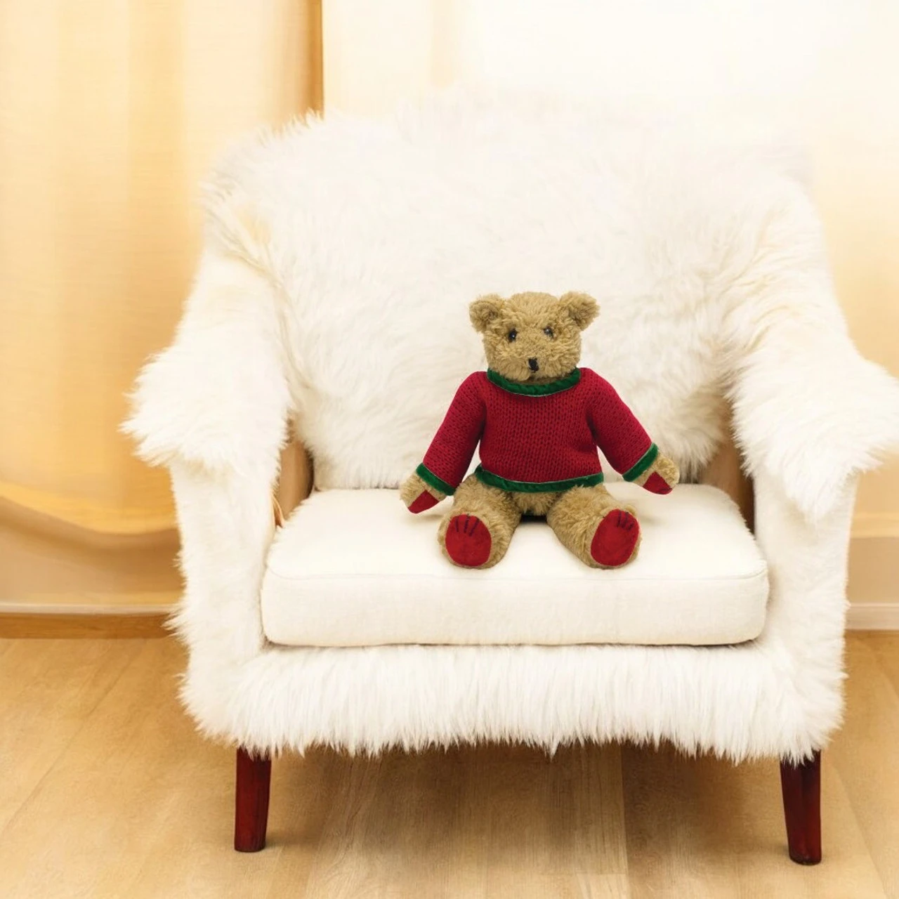 Teddy Bear With Red Sweater - Image 2