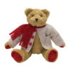 Plush Teddy Bear With Coat And Scarf