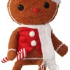 24" Fleece Gingerbread Boy Peppermint