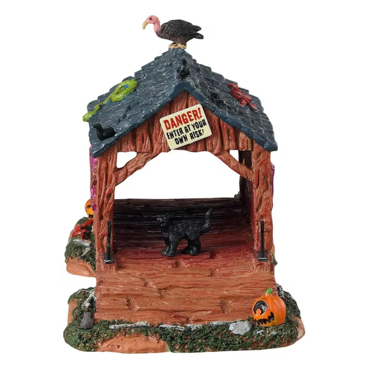 Lemax - Spookytown - Creepy Covered Bridge - Image 2