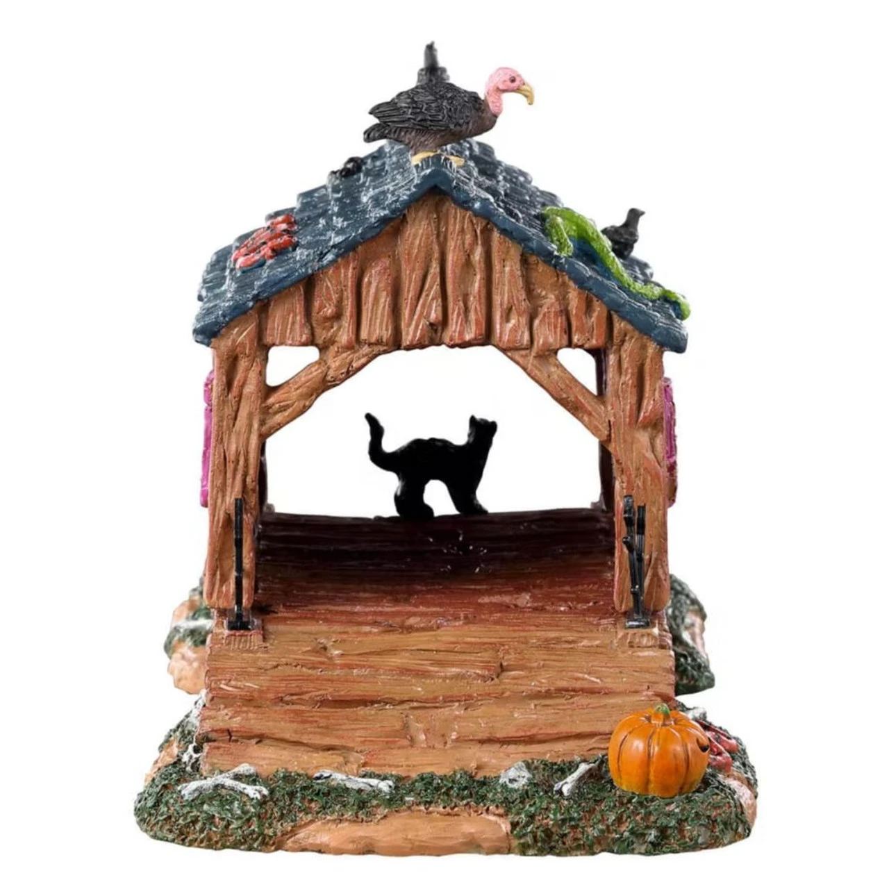 Lemax - Spookytown - Creepy Covered Bridge - Image 4