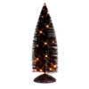 Lemax - Spooky Town - Black Bristle Tree With Orange Lights