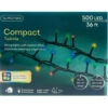 Lumineo Compact 500 LED Multi Color Lights On Green Wire