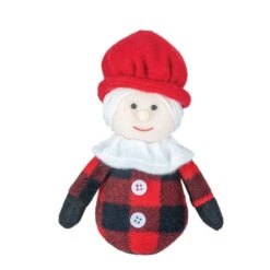 Plaid Mrs. Claus Hanging Ornament