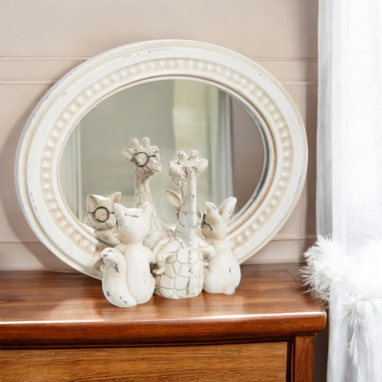 Critter Friends With Glasses Mirror Décor - Image 2