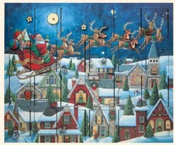 Byers' Choice - Santas Sleigh Advent Calendar