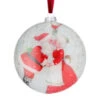 5" Mr & Mrs Claus Kissing Ornament