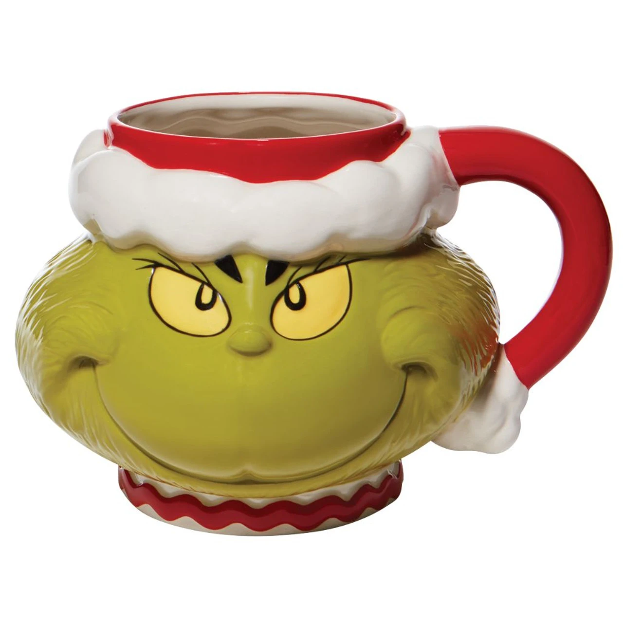 Santa Grinch Sculpted Mug