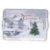 Season's Greetings Serving Tray