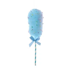 Kurt Adler Blue Cotton Candy Pick Ornament