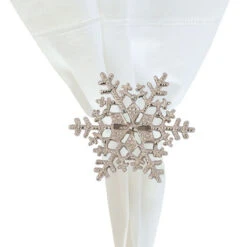 Silver Snowflake Napkin Ring