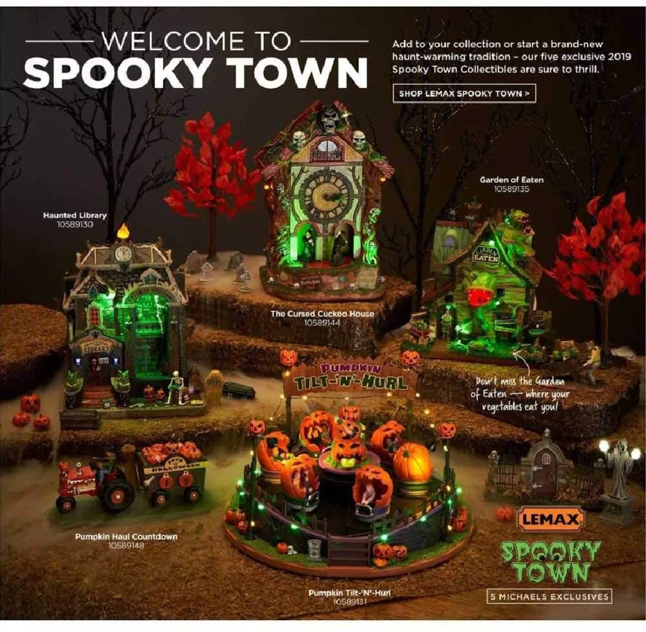 Lemax - Spookytown - Garden Of Eaten Nursery - Image 2