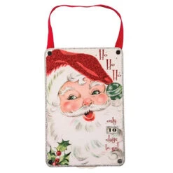 Vintage Santa Countdown Wheel - Ho Ho Ho
