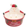 Santa Ceramic Bowl Candle - Merry Christmas Decor