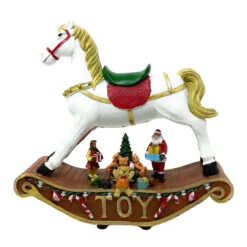 Lumineo Animated Rocking Horse And Toys Figurine