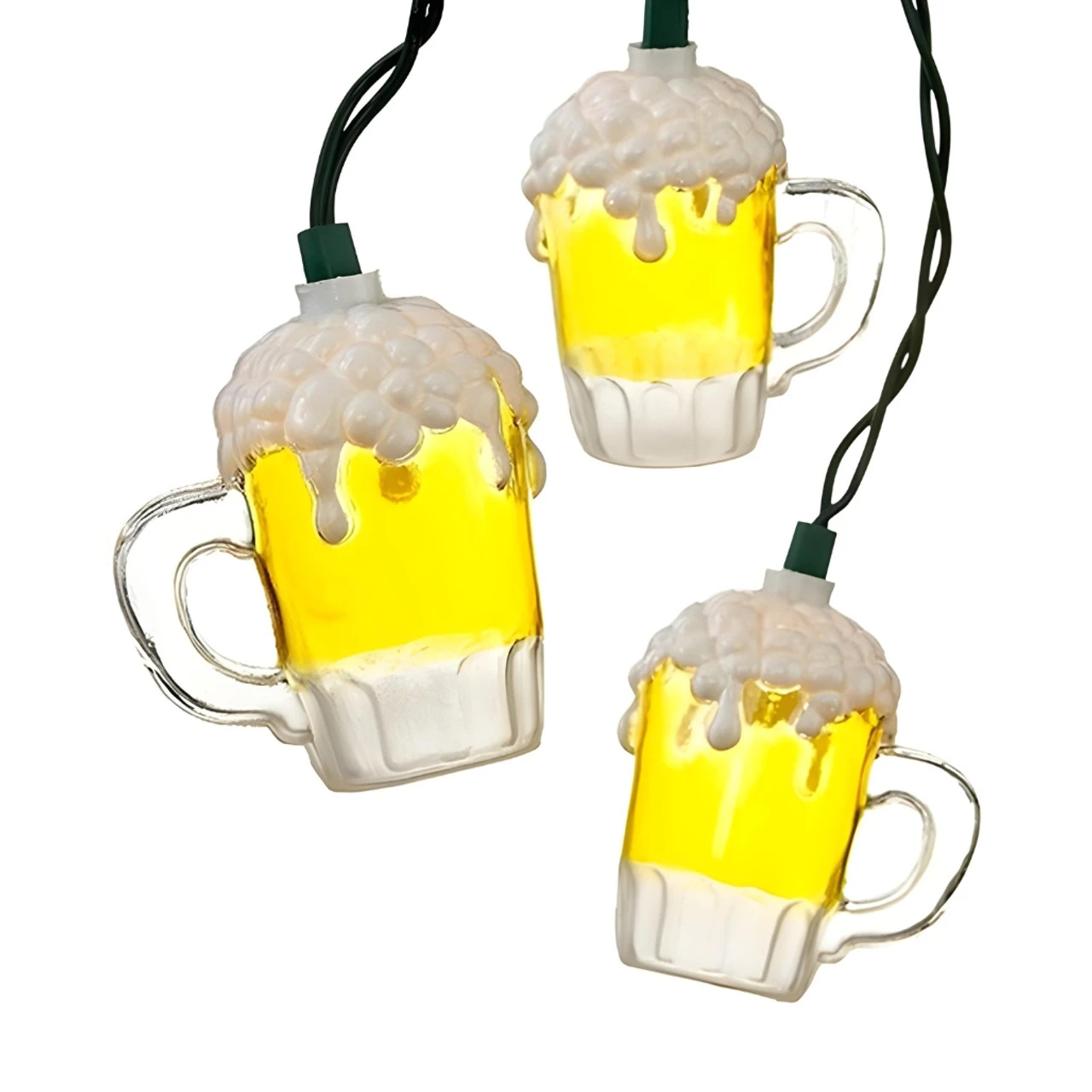 Kurt Adler Beer Mug Light Set