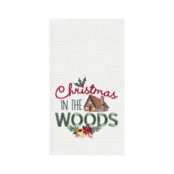 Christmas In The Woods Kitchen Towel