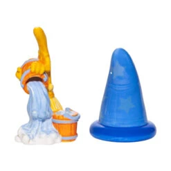 Disney Fantasia Sorcerer Hat And Broom Salt And Pepper Shaker Set