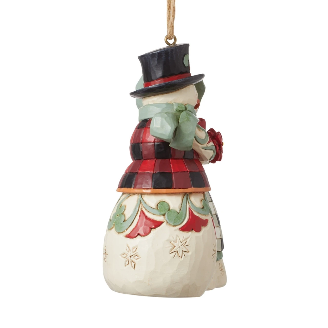 Jim Shore - Heartwood Creek - Highland Glen Snowman Couple Ornament - Image 5