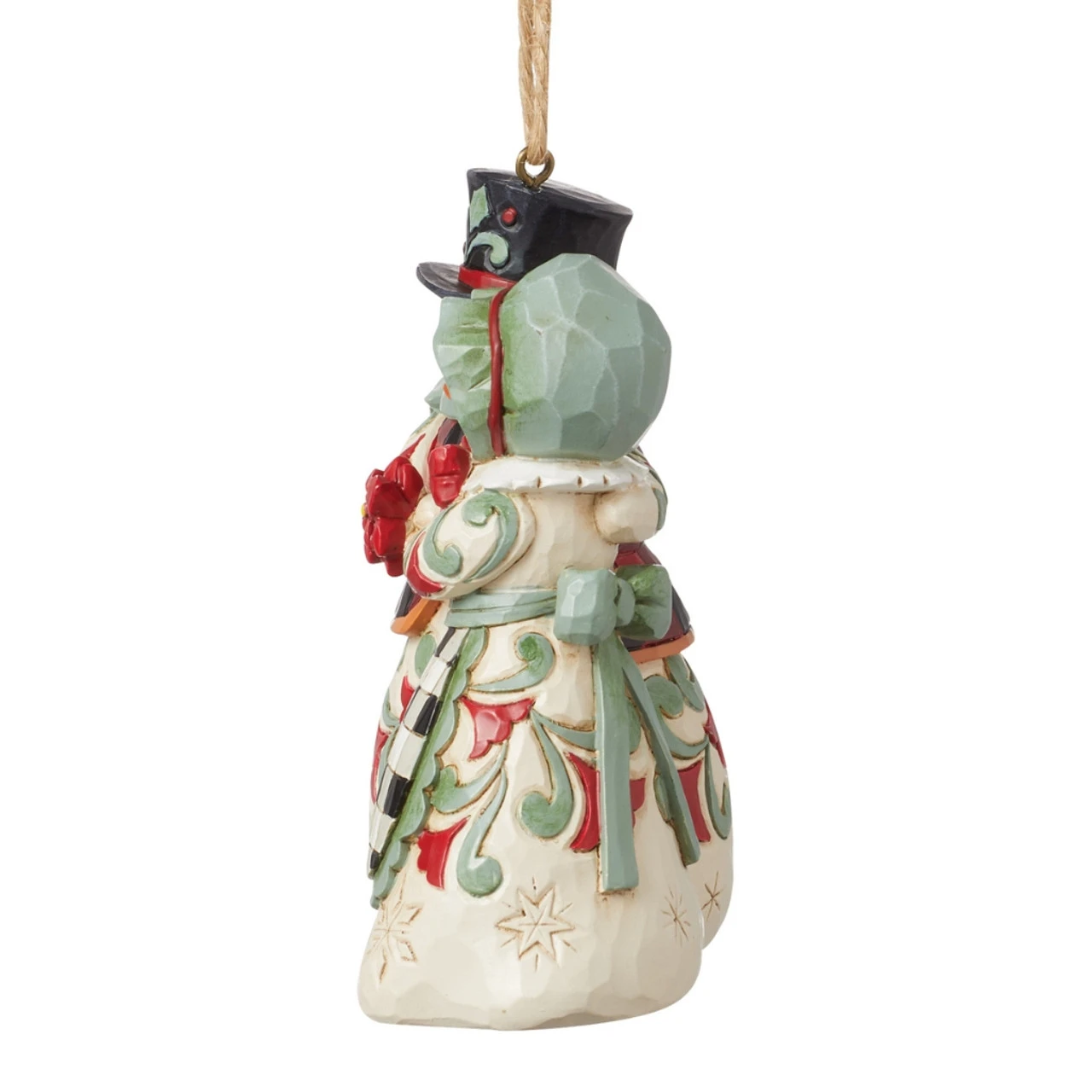 Jim Shore - Heartwood Creek - Highland Glen Snowman Couple Ornament - Image 3