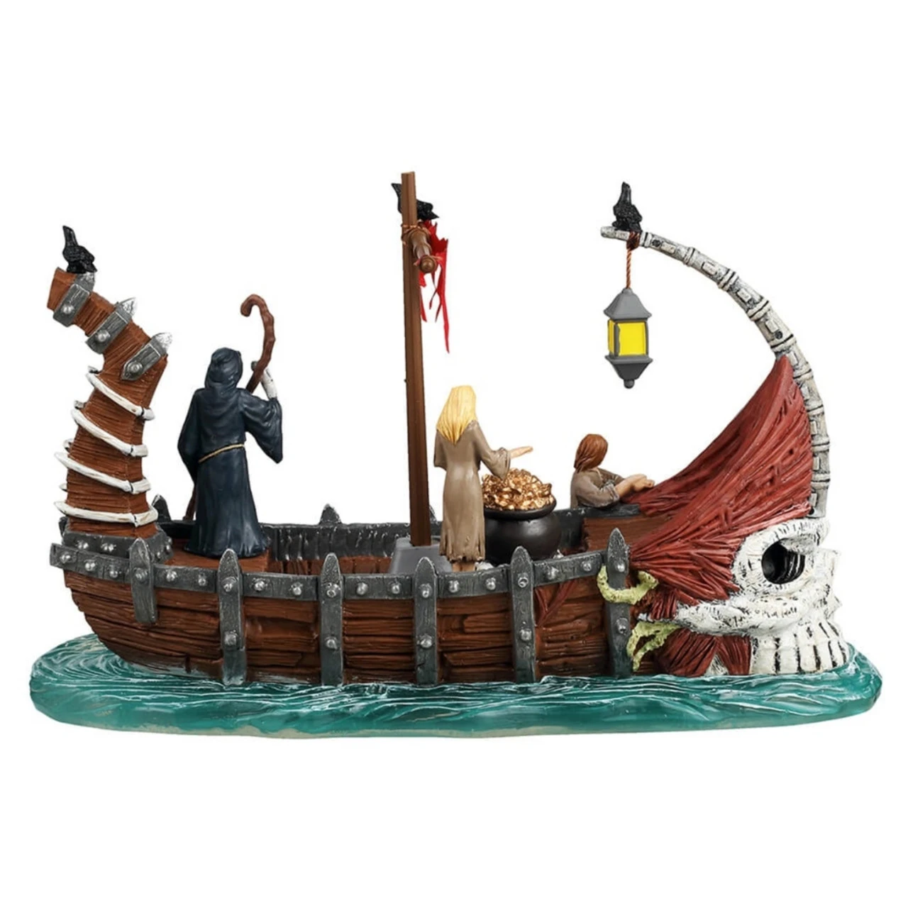 Lemax - Spooky Town - Ferry On River Styx - Image 4