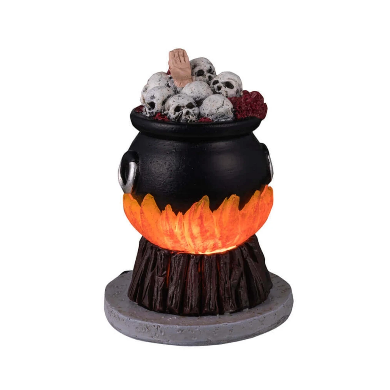 Lemax - Spooky Town - Skull Stew Cauldron