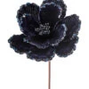 24" Velvet Midblue Magnolia Stem
