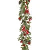 48" Holly Spruce Garland With Berries