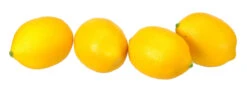 Bag Of 4 Lemons, Artificial 3"