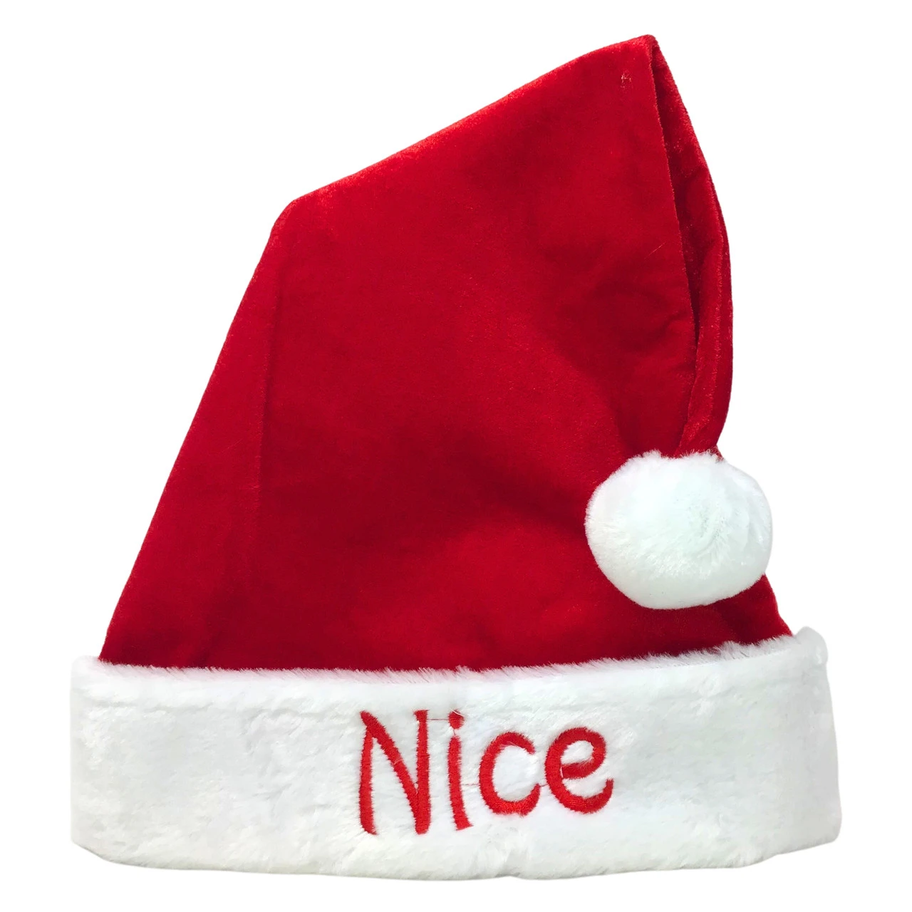 Reversible Naughty Or Nice Santa Hat - Image 2