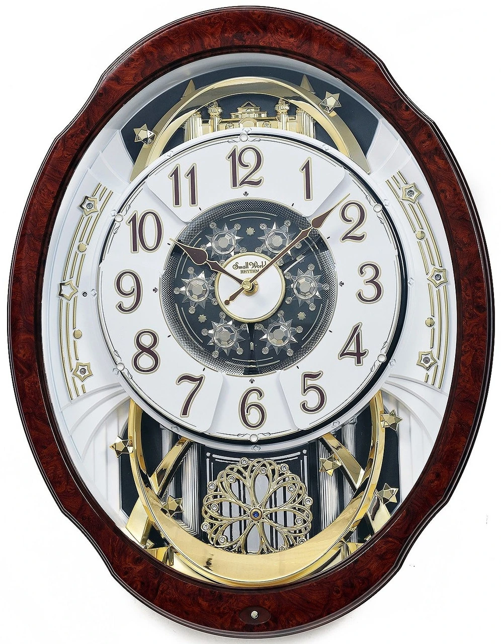 Woodgrain Marvelous Rhythm Clock
