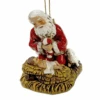 Kneeling Santa Religious Ornament