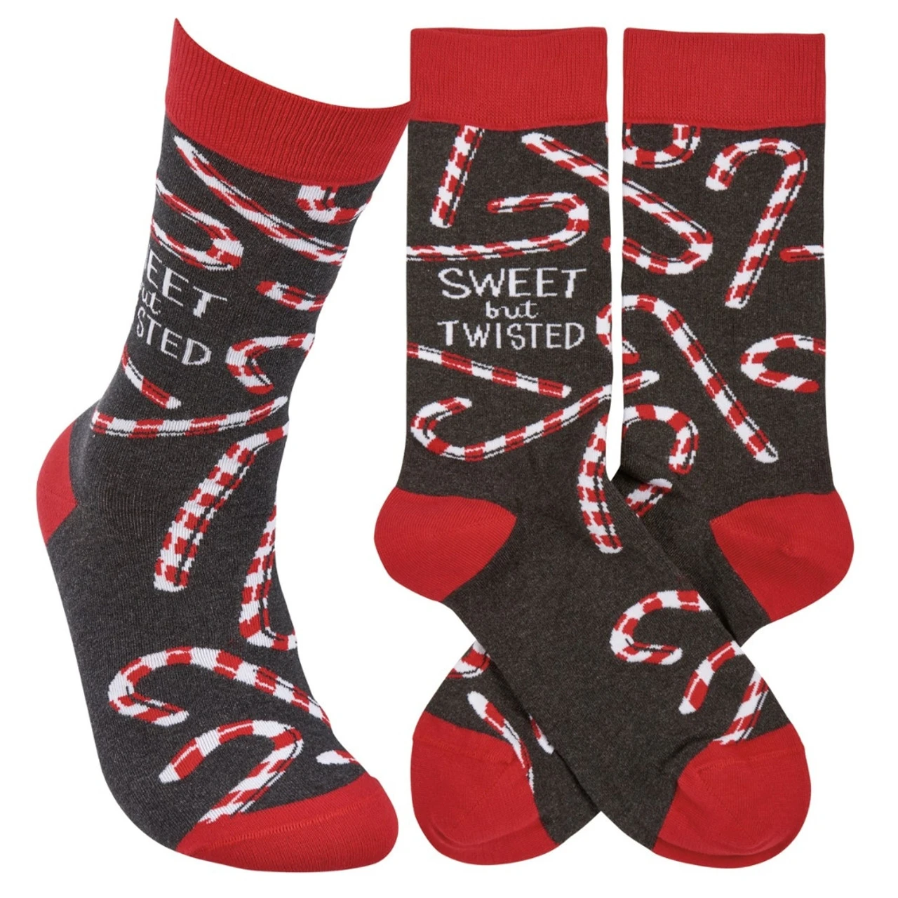 Sweet But Twisted Candy Cane Socks - Image 2