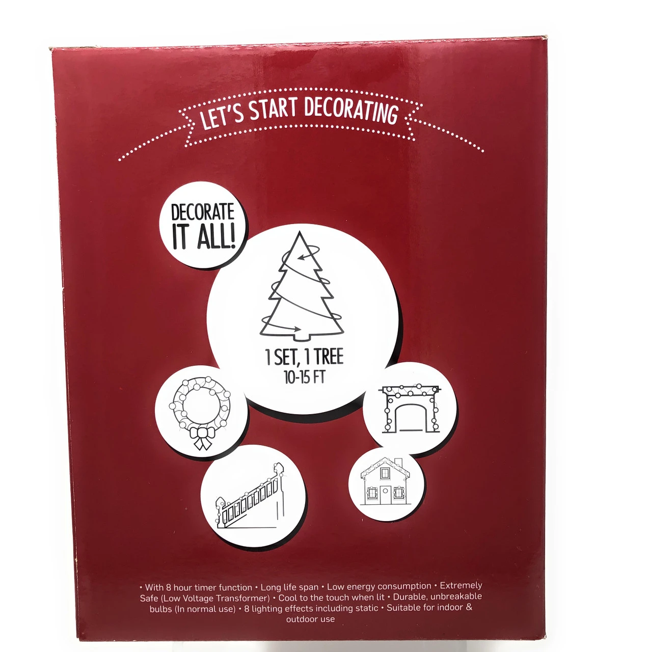 Lumineo 2000 LED Warm White Compact Lights Green Wire - Image 3